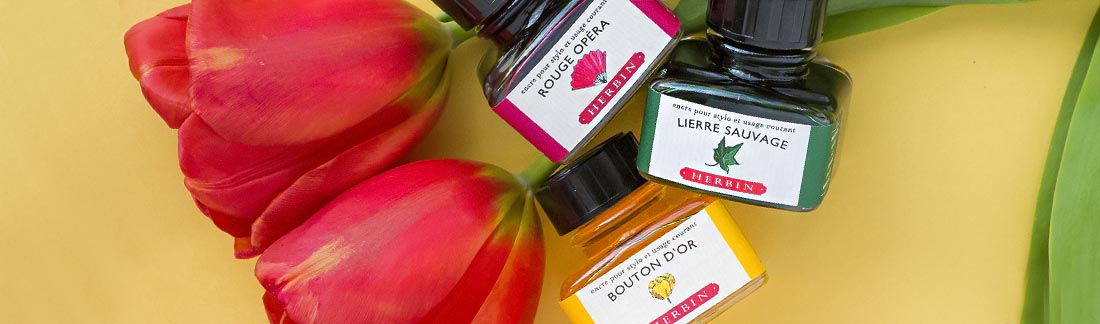 Atramenty J.Herbin na wiosnę